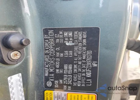 2009 Kia Sportage Lx z USA, uszkodzony, nr VIN KNDJF723X97613783